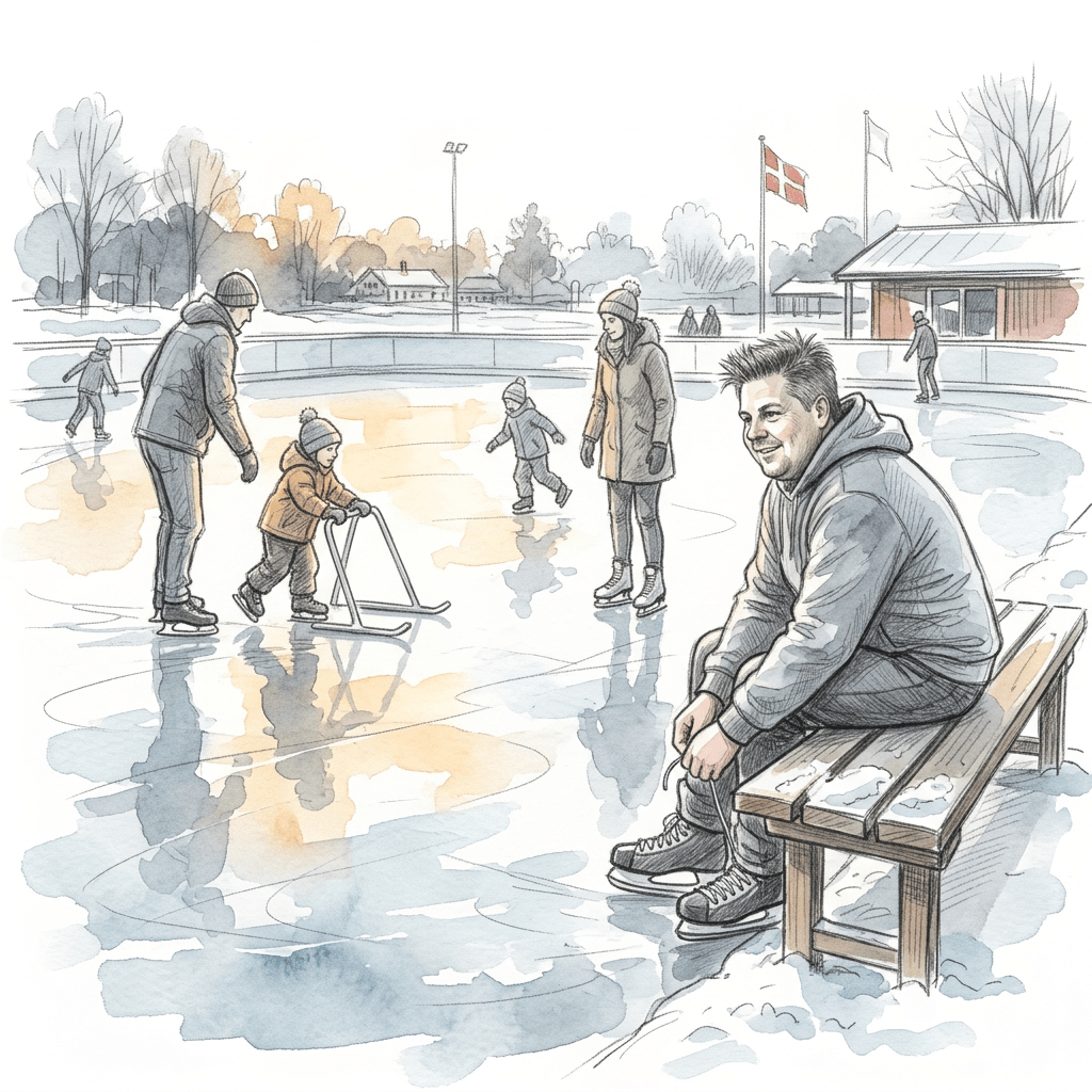 AI Hero Image: Eislaufen in Sønderborg