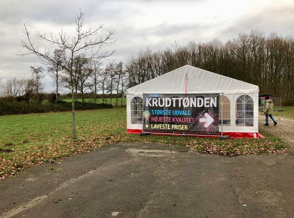Pop-Up-Store für Feuerwerk in Dänemark